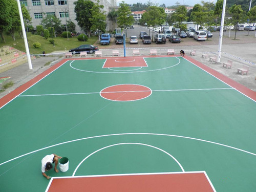 硅pu篮球场施工
